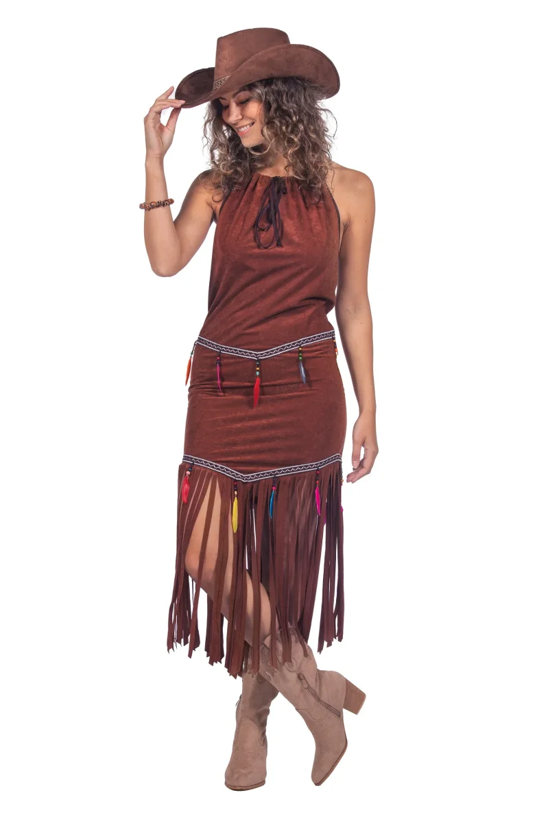 Festival Indianen Jurk - Afbeelding 3