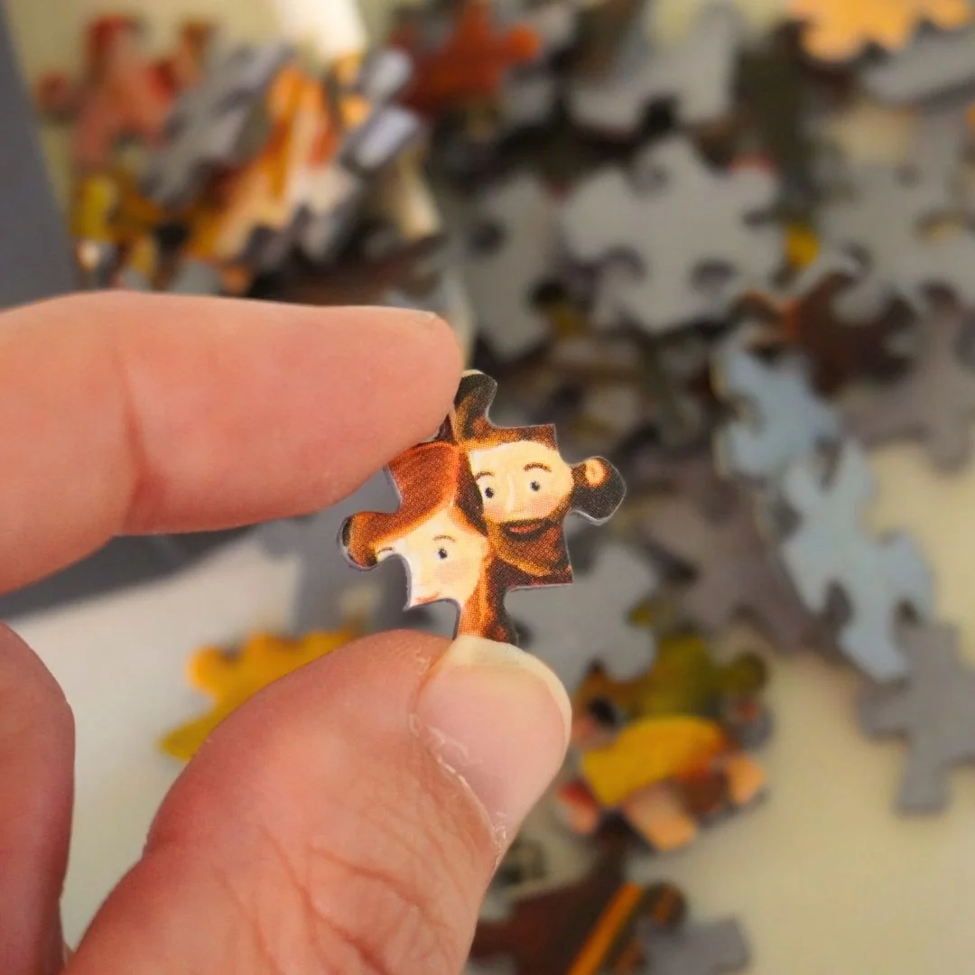 Minipuzzel Winter day - Afbeelding 4