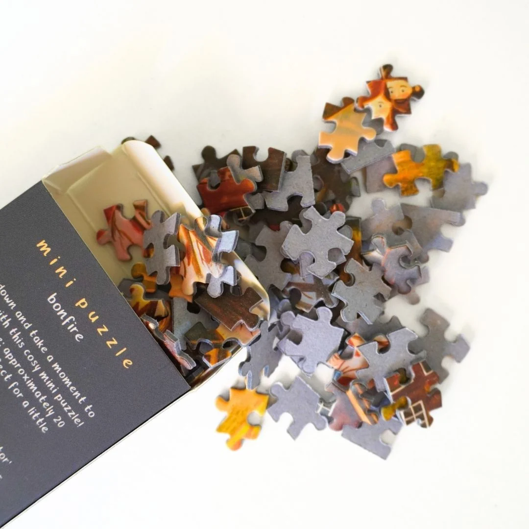 Minipuzzel Winter day - Afbeelding 3