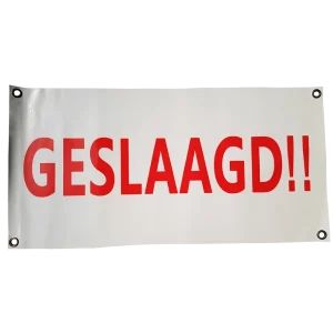 Banner Geslaagd