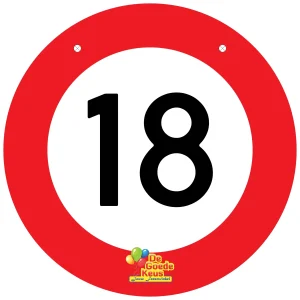 Banner 18 jaar
