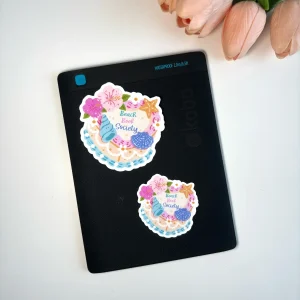 Beach Book Society Die Cut Sticker | Bookish Sticker