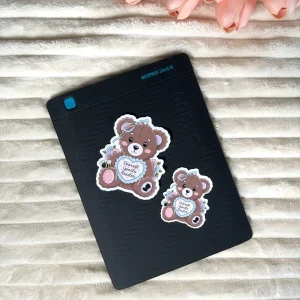 Bear Dearest Gentle Reader Die Cut Sticker