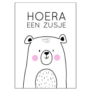 Kaart voor een zusje