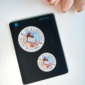 Lost in a Beach Read Die Cut Sticker | Summer Reading Bookish Sticker