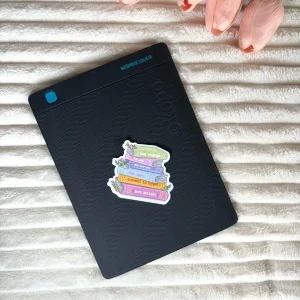 Romantic Books Die Cut Sticker