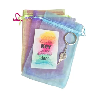 Kadozakje a little key ... met sleutelhanger sleuteltje