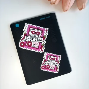 Smutty Book Club Die Cut Sticker | Bookish Sticker