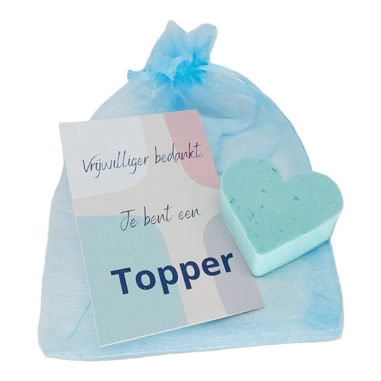 Zakje vrijwiliger bedankt met een zeepje - Afbeelding 2